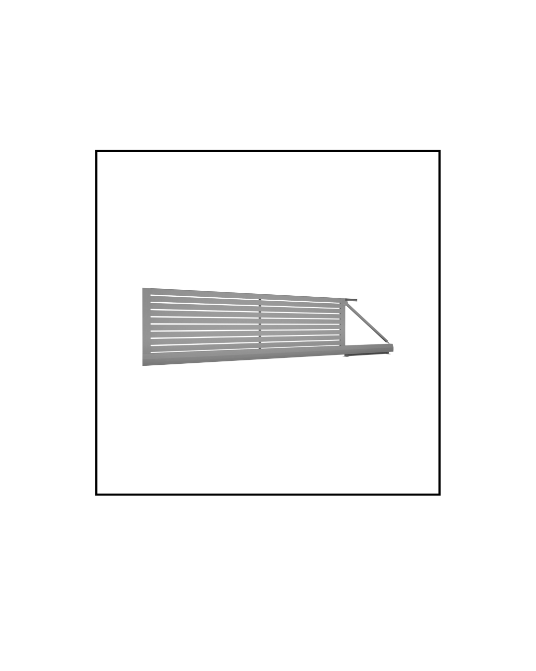 Schiebetor Modell N04 Cool -2000