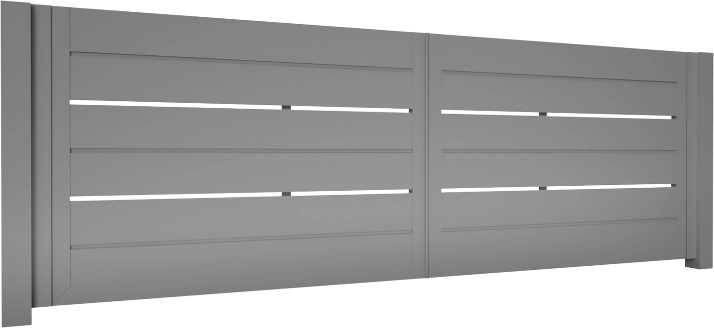 Zweiflügeliges Tor Modell F03 Wall-2082